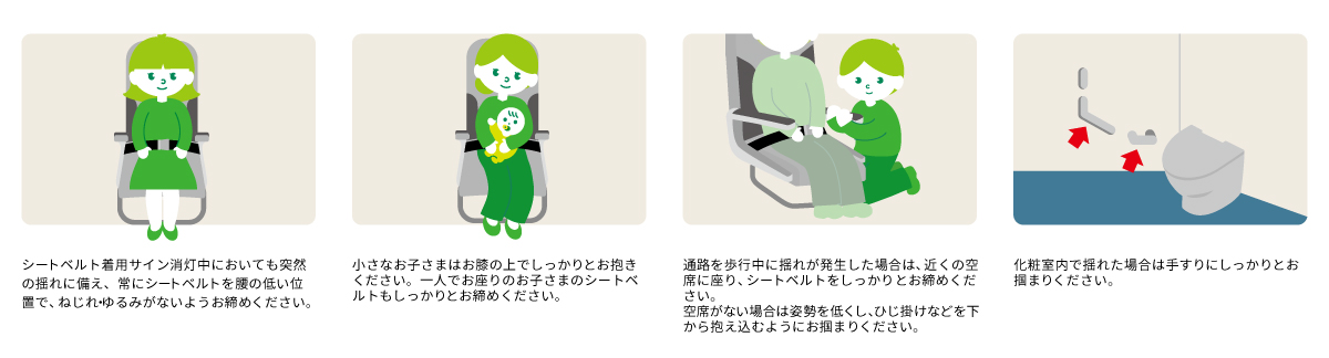 揺れに備えて